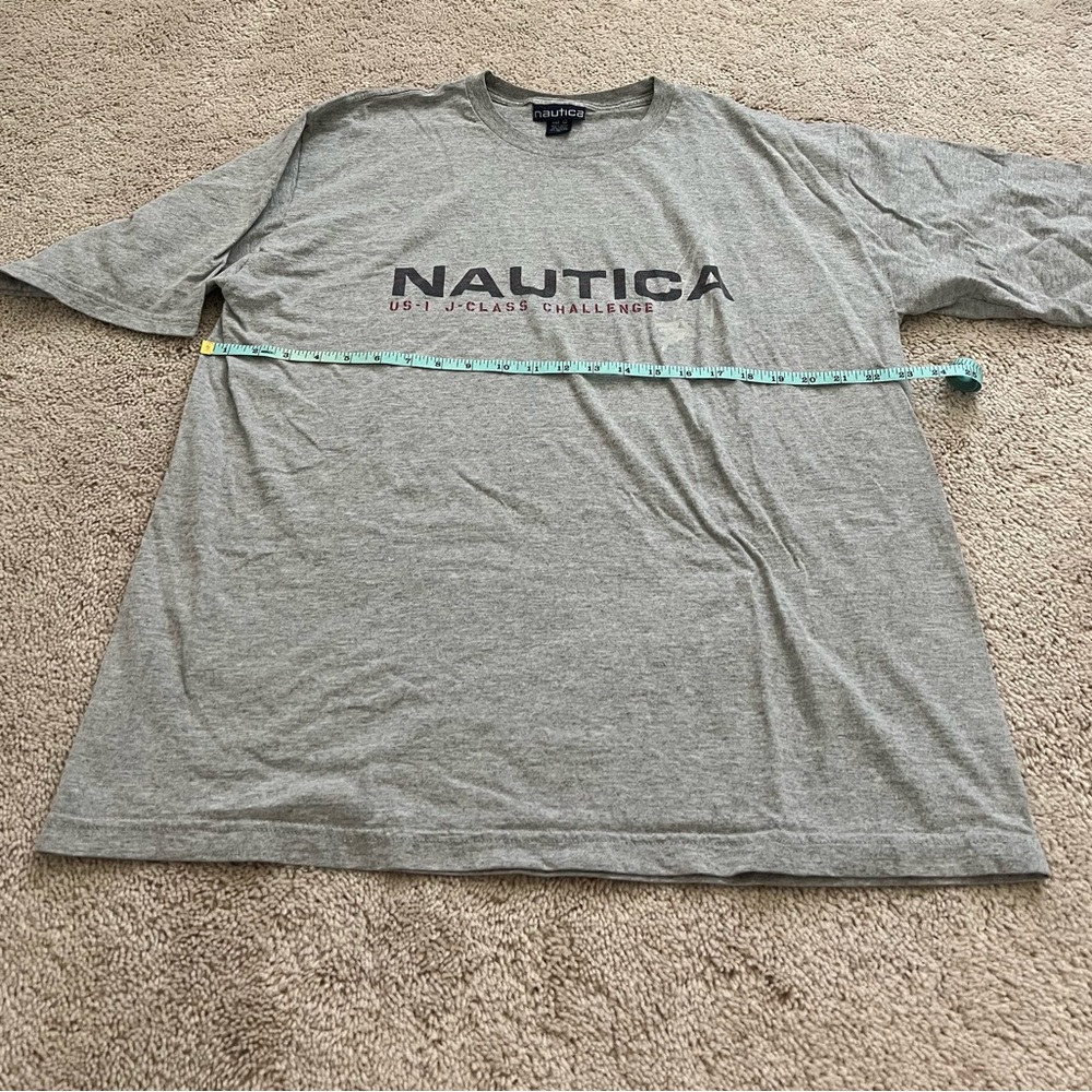 Vintage Nautica Gray Men's T-Shirt